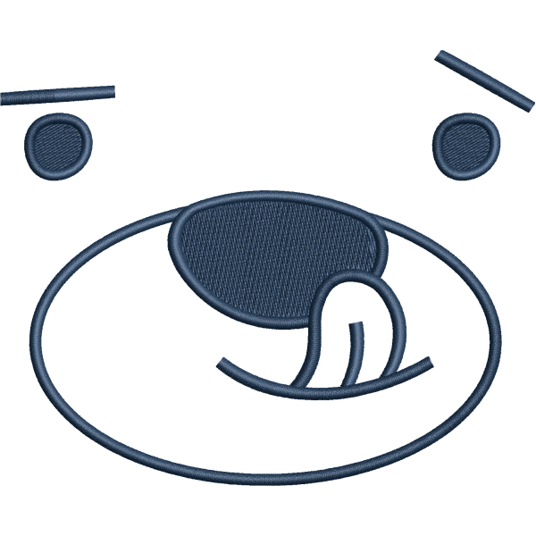 Smirking Face Design