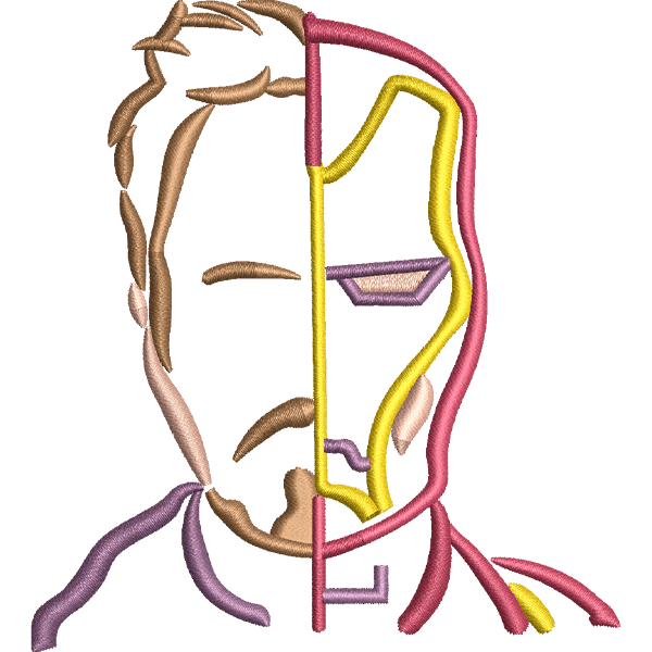 Iron Man Face Design