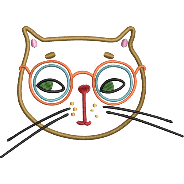Stylish Cat Outline Design