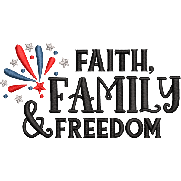 Faith Family And Freedom Design