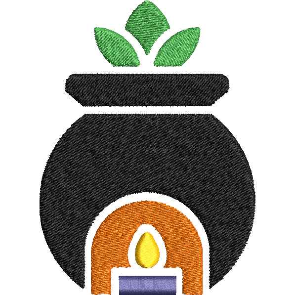 Fire Embroidery Design