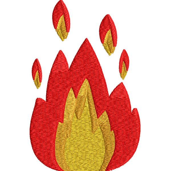 Red Fire Flame Design