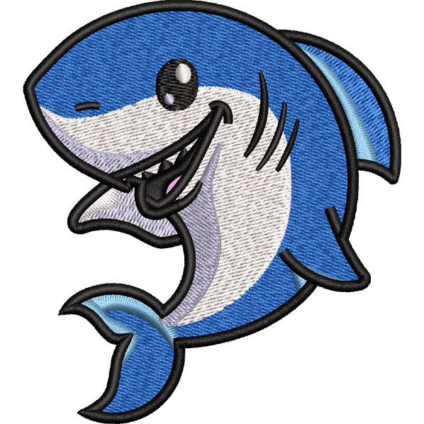 fish embroidery design