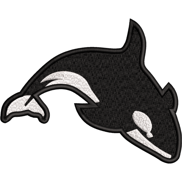 Cute Dolphins Playing Design