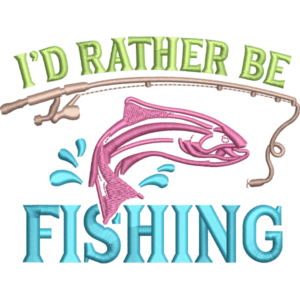 Rather Be Fishing Design