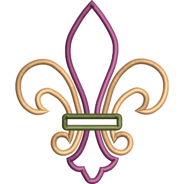 Fleur de Lis Embroidery Design