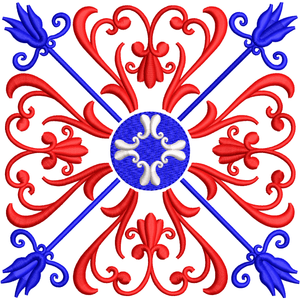 blossom embroidery design