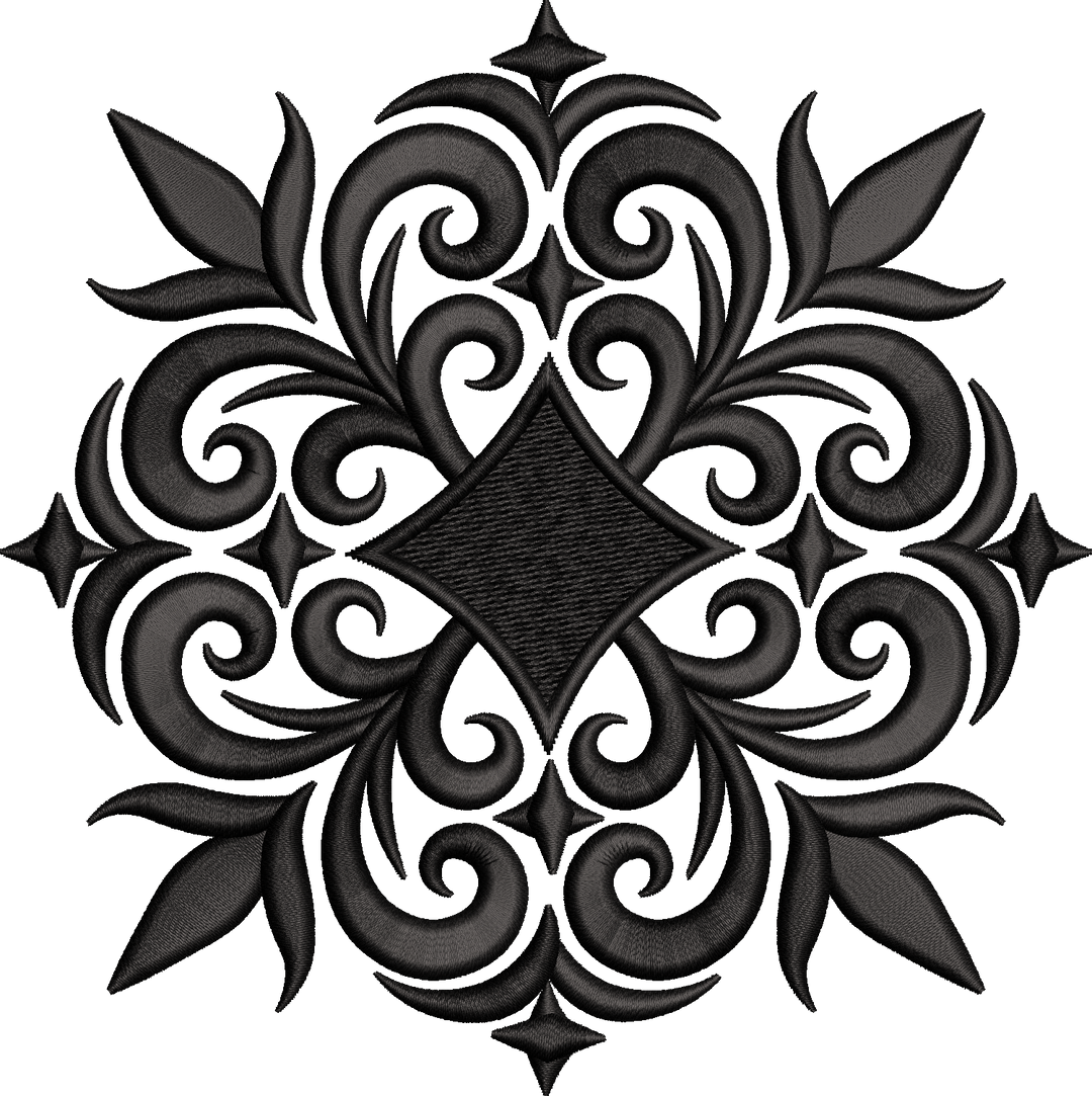 bloom embroidery design