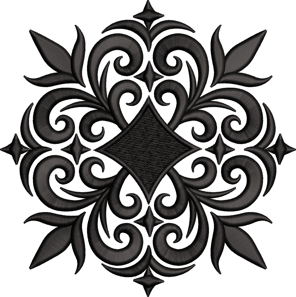 bloom embroidery design