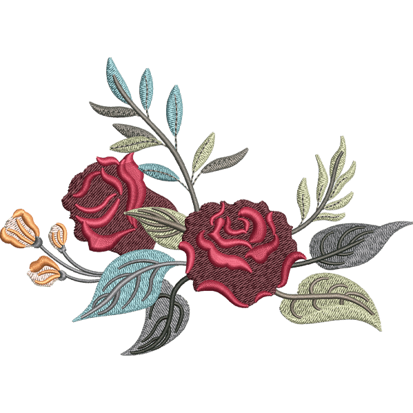 Flower Embroidery Design