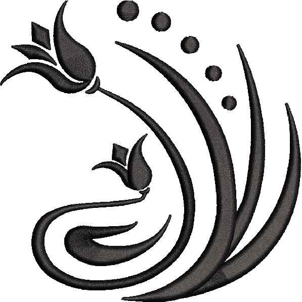Flower Black Design