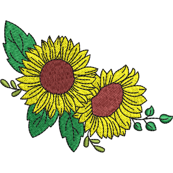 Two Sunflower Design