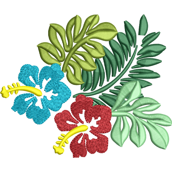 Coloured Flower Design