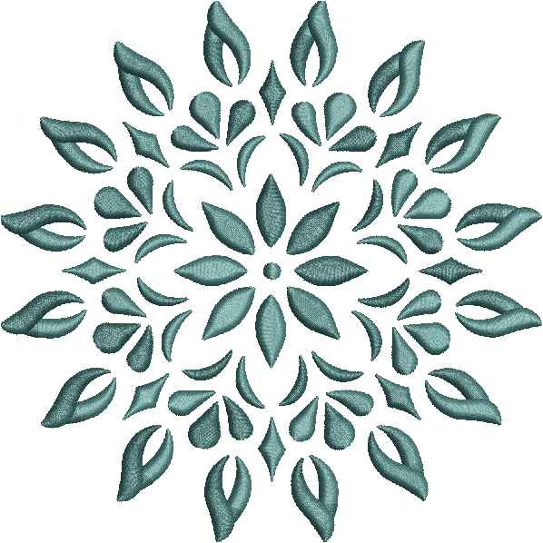 Green Flower Pattern Design