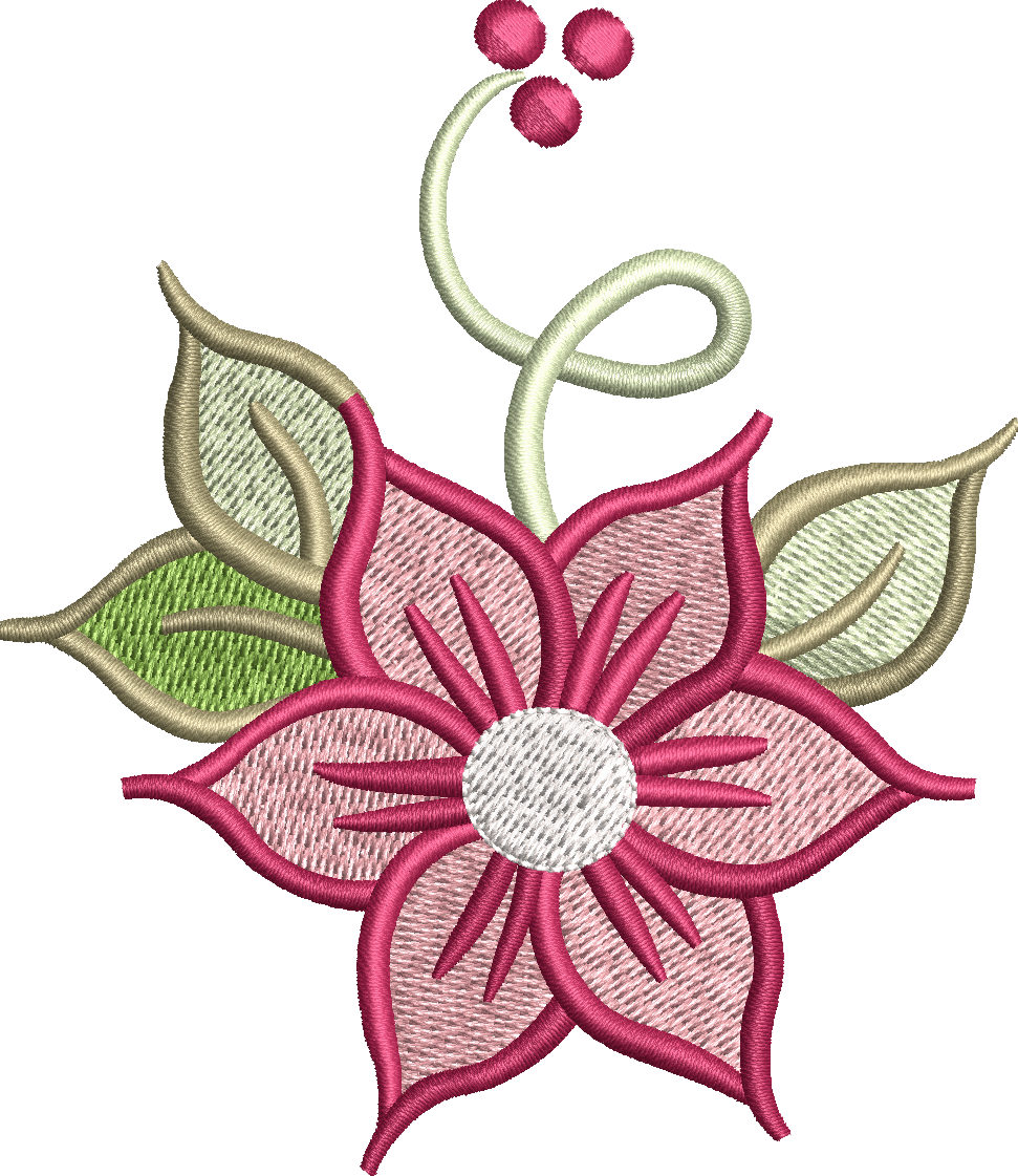 Pink Beautiful Flower Design