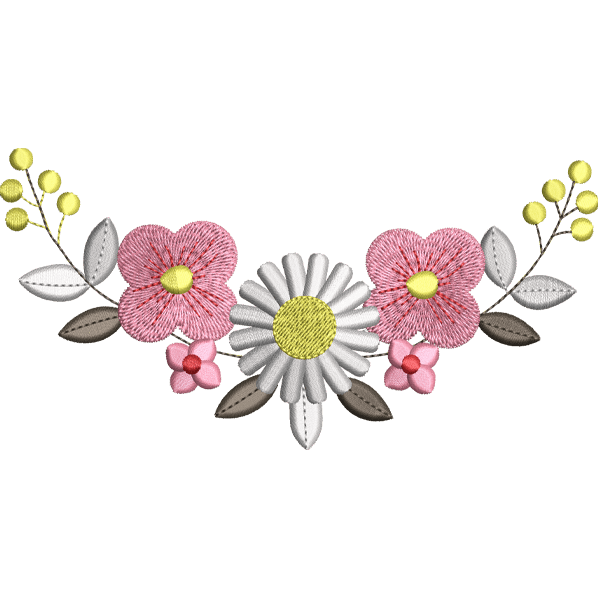 multi flower design