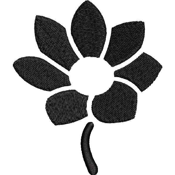 Black Floret Design