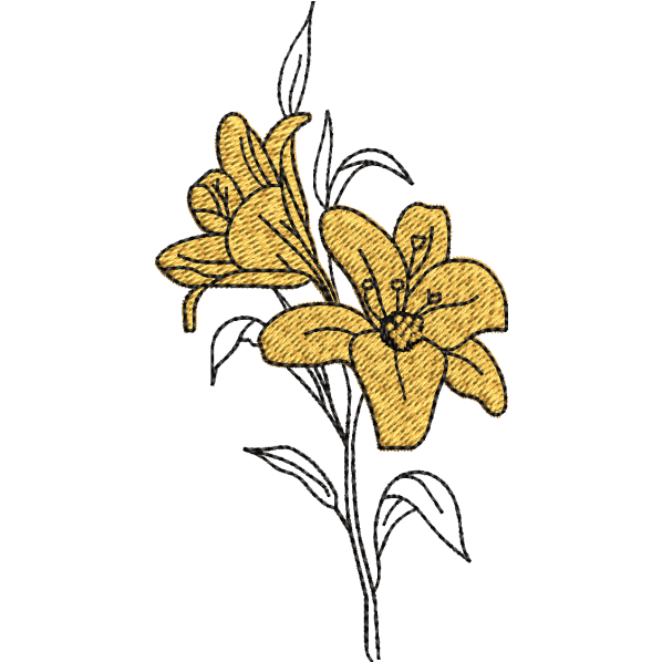 Yellow Double Flower