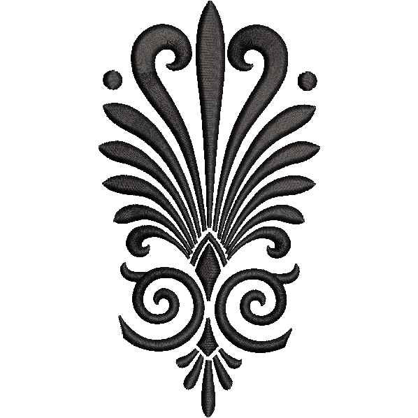 Black Flower Pattern Design