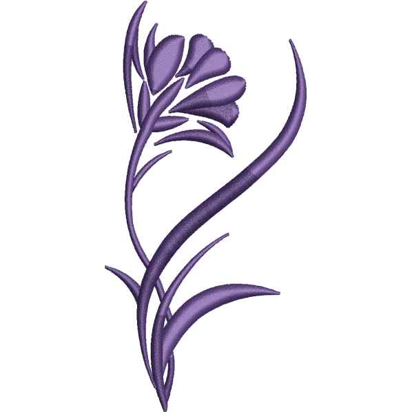 Purple Flower Design