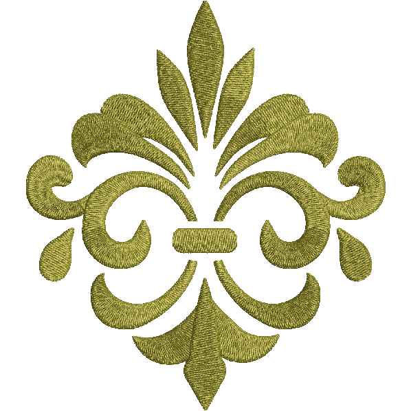 Green Pattern Flower Design
