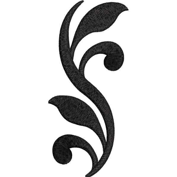 Beautiful Flowers Black Design