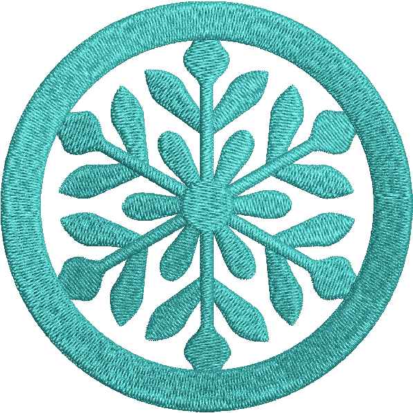 Blue Floret Design