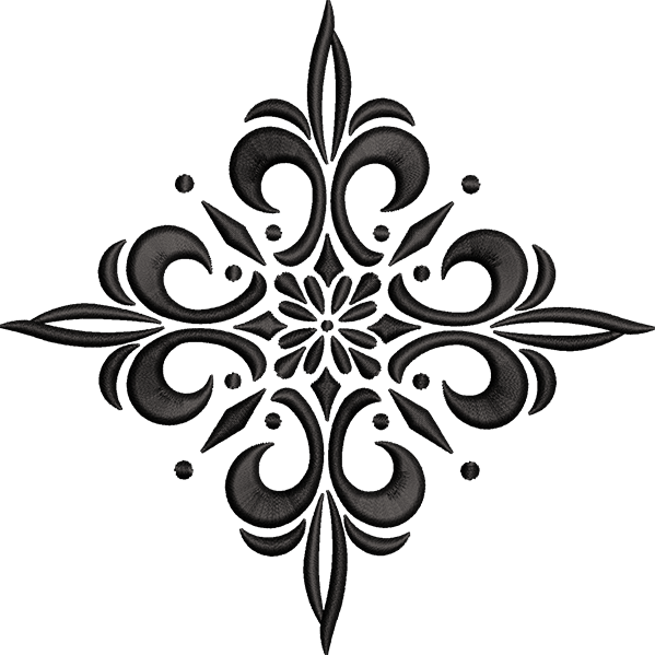 Rose Motif Embroidery Design