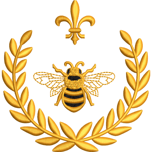 Bee Queen Flower Design