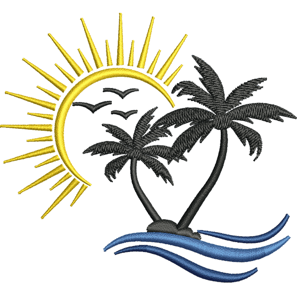 Breach Tree and Sun Design