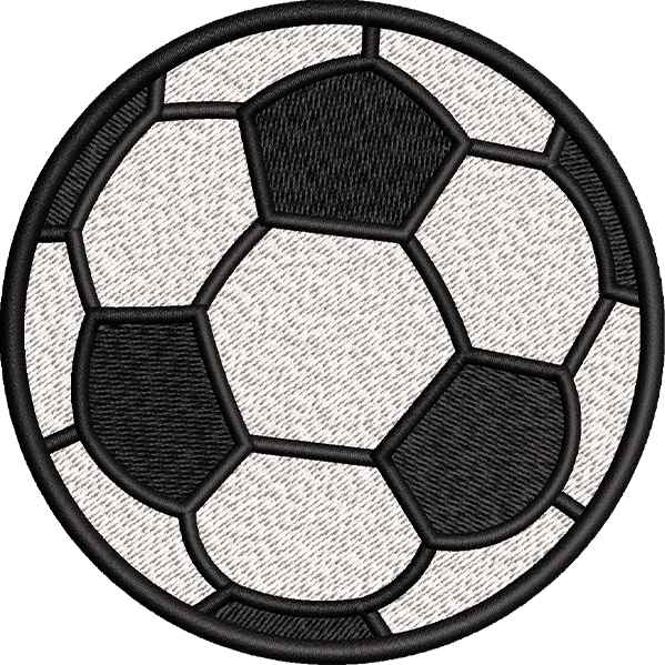 Football Embroidery Design