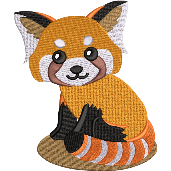 fox embroidery design