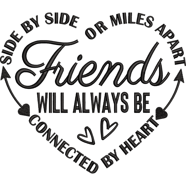 Friends Heart Design