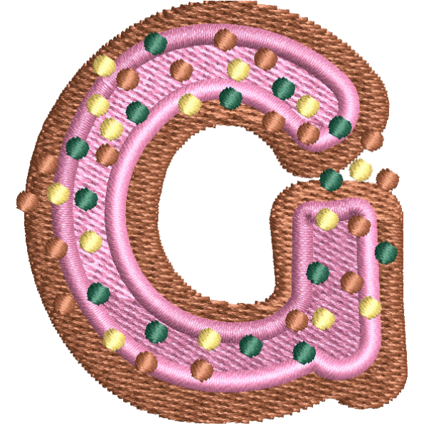 Pink Alphabet G