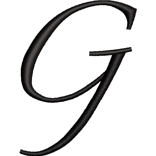 G Embroidery Design