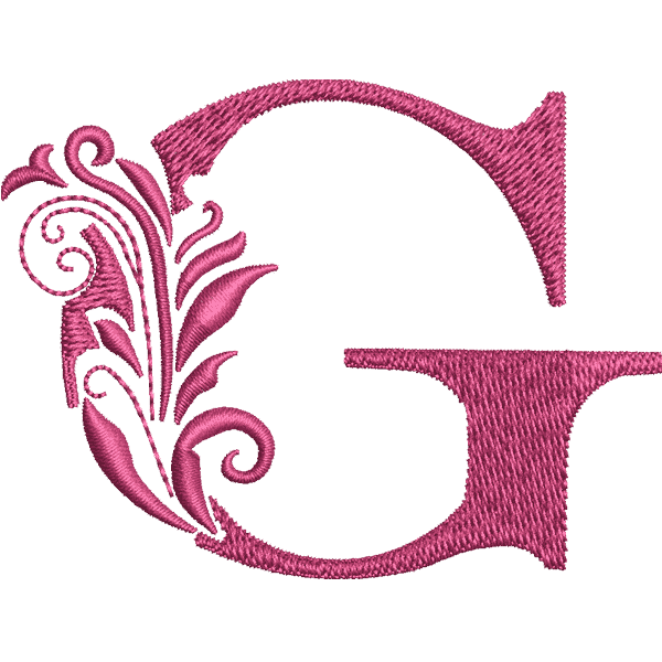 Flower Letter G Design