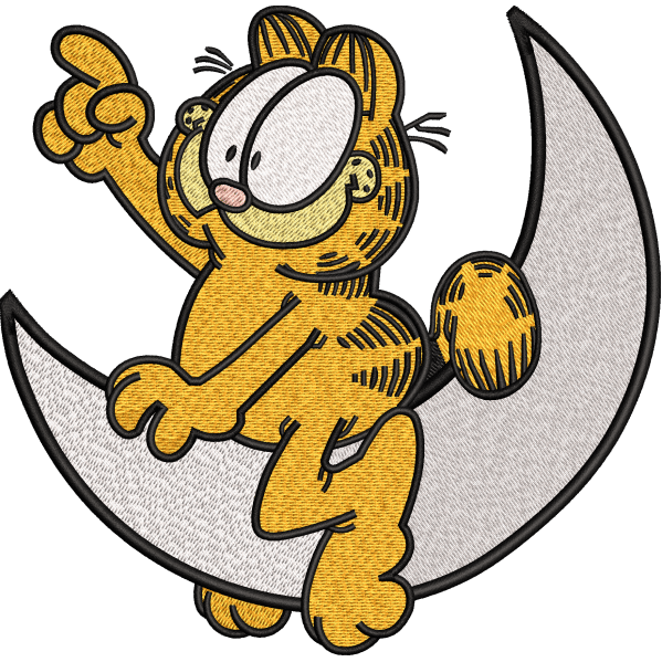 garfield moon design