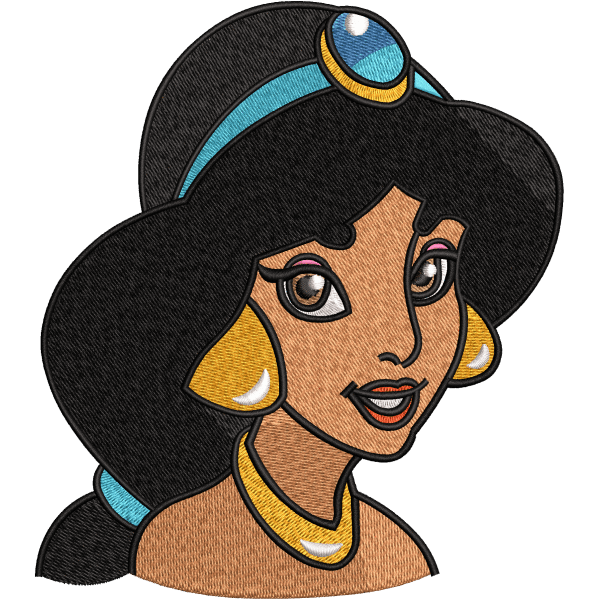 Jasmine Embroidery Design