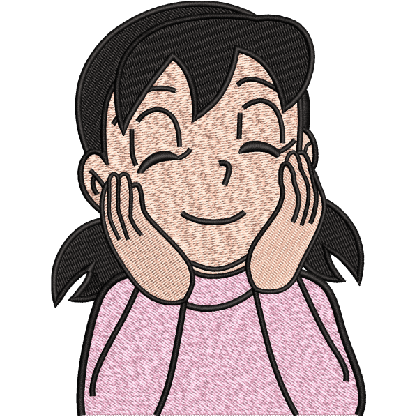 shizuka girl embroidery design