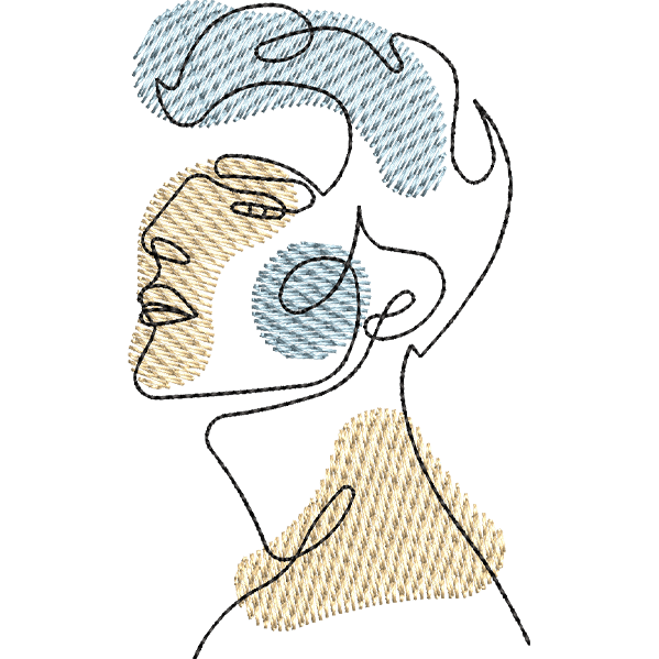 Stylish Man Outline