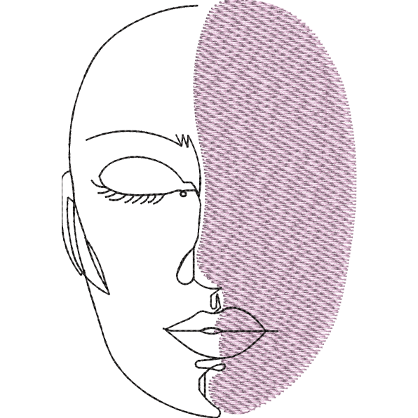 Girl Face Mask Design