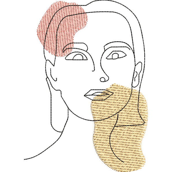 Model Face Outline