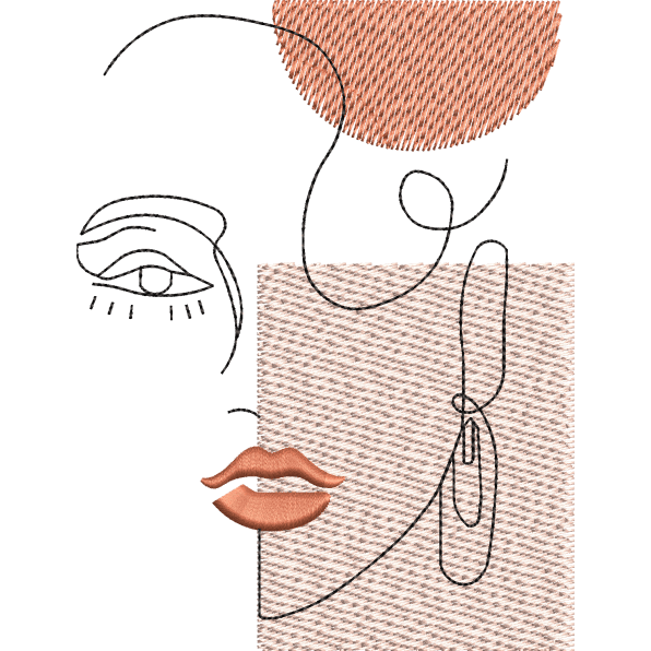 Unique Girl Outline