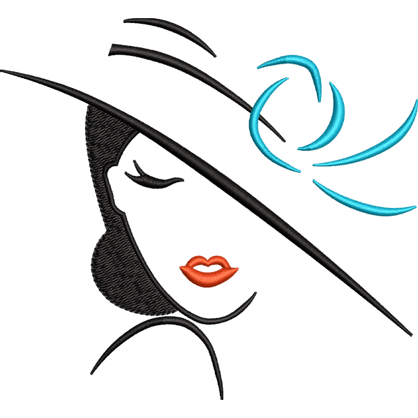Girl With Hat Design