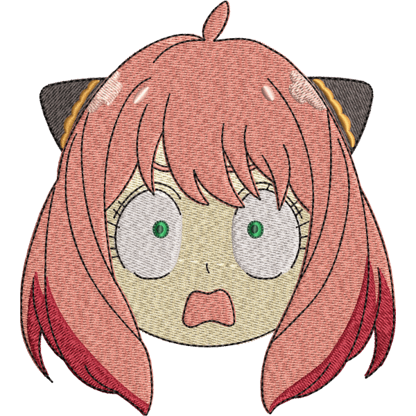 Cartoon Girl Face Design