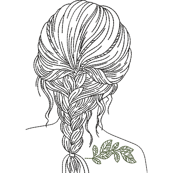 Beautiful Hair Style Lady