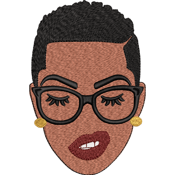 glasses lady design
