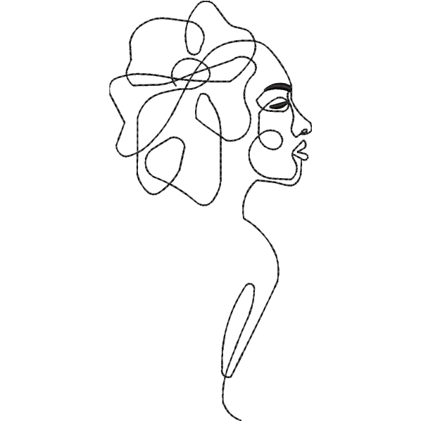 Girl With Puff In Hair