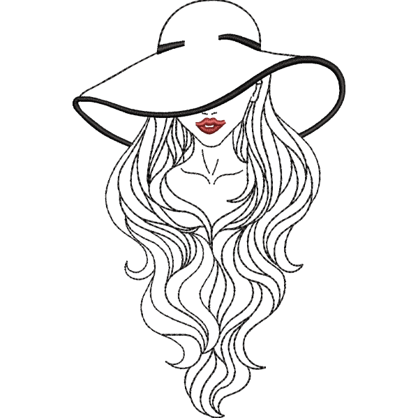 Stylish Lady With Hat