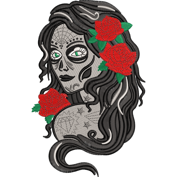 girl flower design